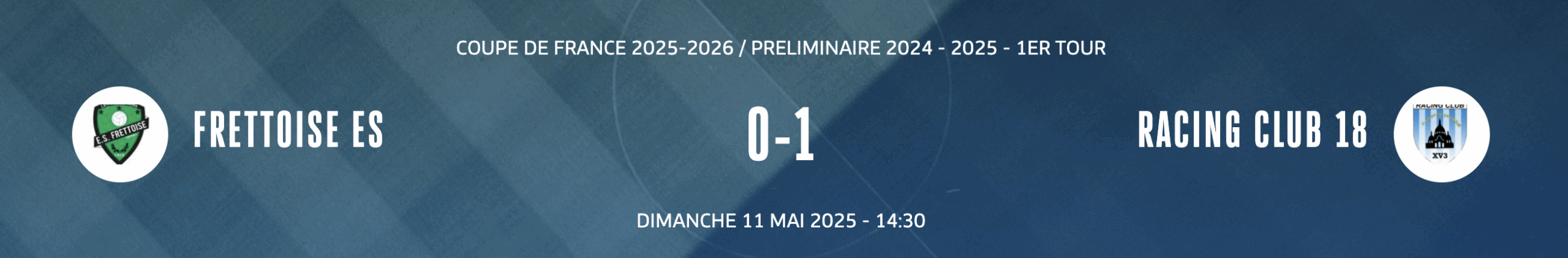 Coupe de France : Tour 1